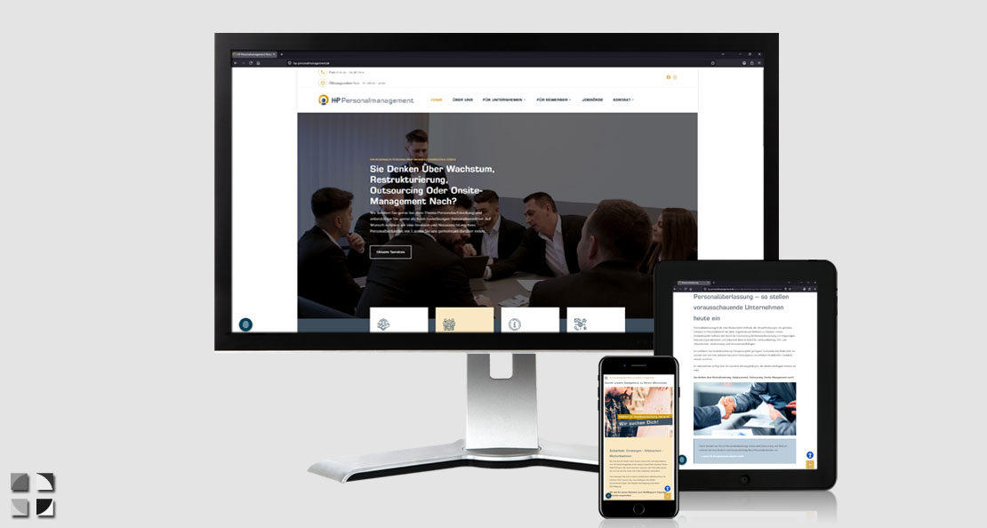 Corporate Webdesign HP Personalmanagement Euskirchen & Düren - Bild